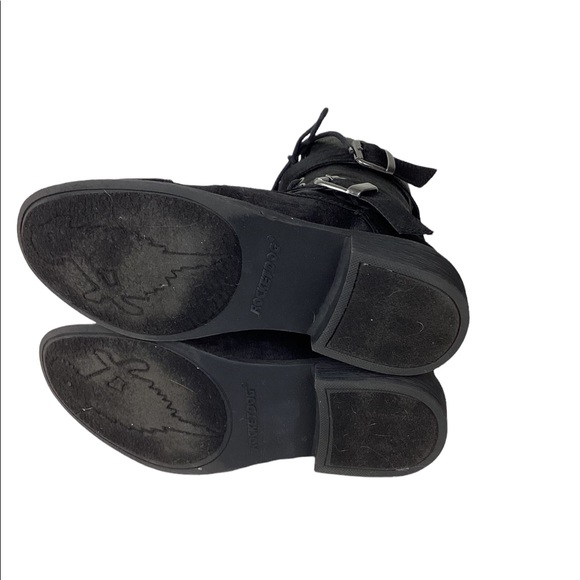 Rocket Dog Women's Chomper Boots Brushed Black Satin Size 8.5 - Picture 11 of 12